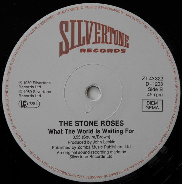 The Stone Roses : Fools Gold 9.53 (12", Maxi)