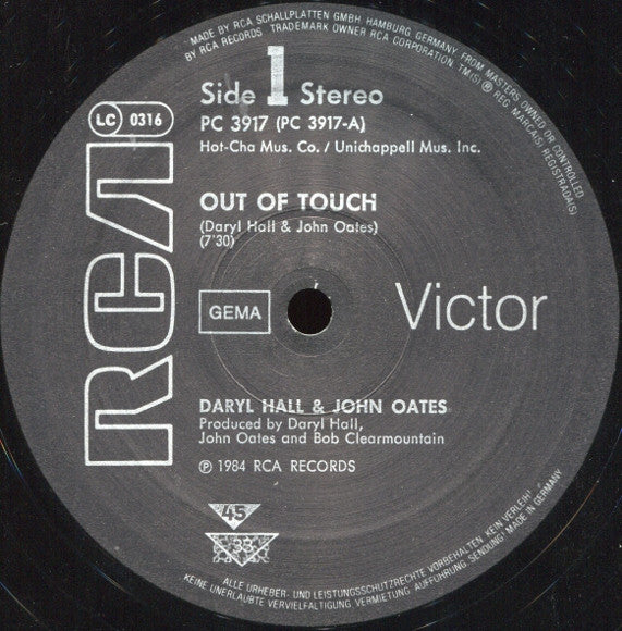 Daryl Hall & John Oates : Out Of Touch (12", Maxi)