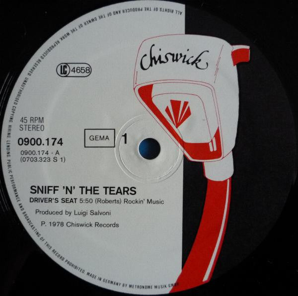 Sniff 'n' the Tears : Driver's Seat (12", Ltd)