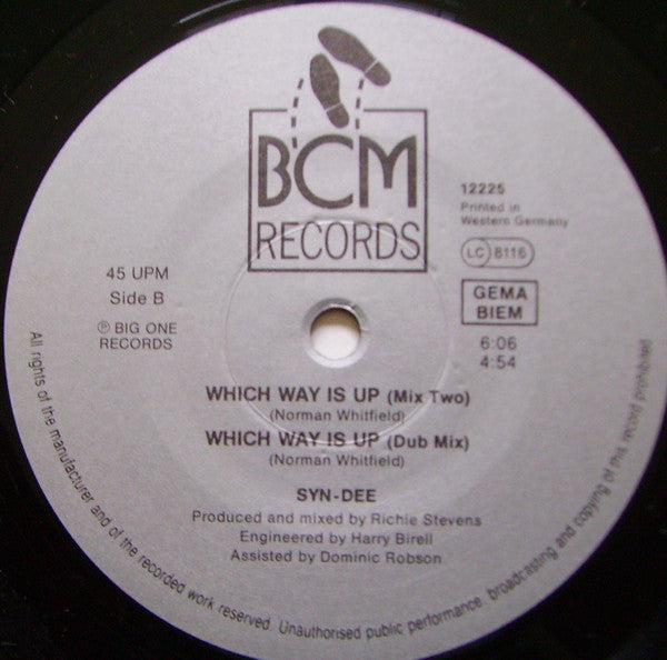 Syndee : Which Way Is Up (The 12" Mixes) (12")