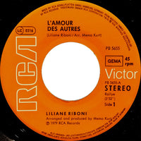 Liliane Riboni : L'amour Des Autres (7", Single)
