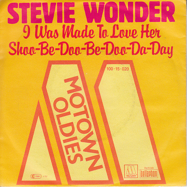 Stevie Wonder : I Was Made To Love Her (7", Single)