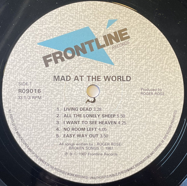 Mad At The World : Mad At The World (LP, Album)