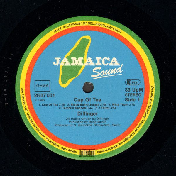 Dillinger : Cup Of Tea (LP, Album)