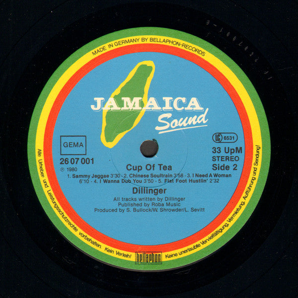 Dillinger : Cup Of Tea (LP, Album)