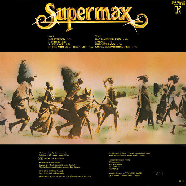 Supermax : Types Of Skin (LP, Album)