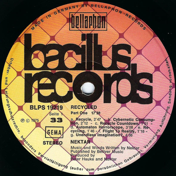 Nektar : Recycled (LP, Album)