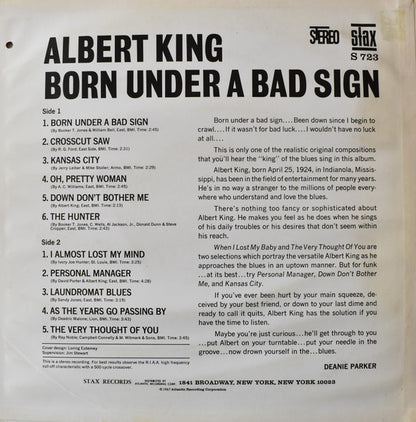 Albert King : Born Under A Bad Sign (LP, Album)