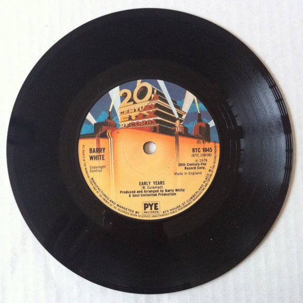 Barry White : September When I First Met You (7", Single)
