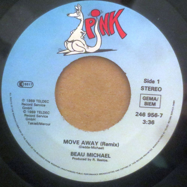 Beau Michael : Move Away (Remix) (7", Single)