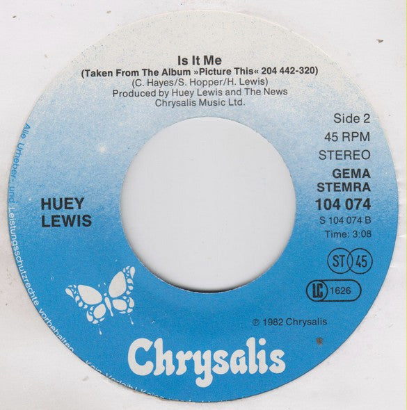 Huey Lewis And The News* : Do You Believe In Love (7", Single)