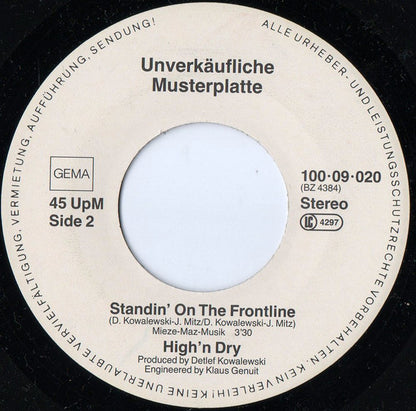 High'n Dry : Too Much To Lose (7", Single, Promo)