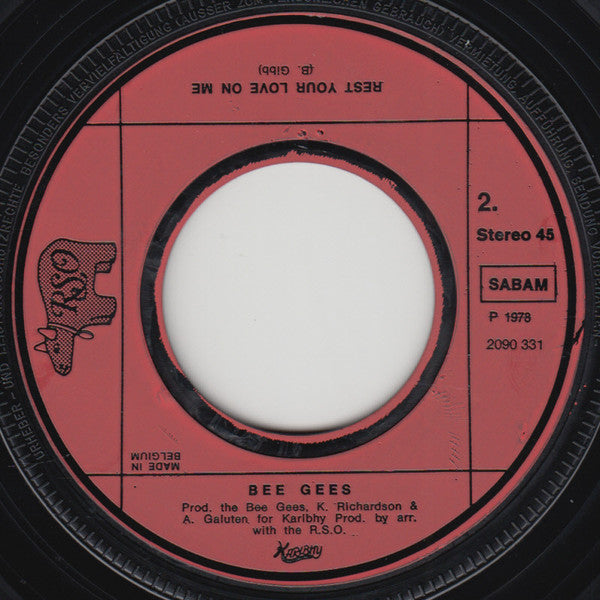 Bee Gees : Too Much Heaven (7", Single)