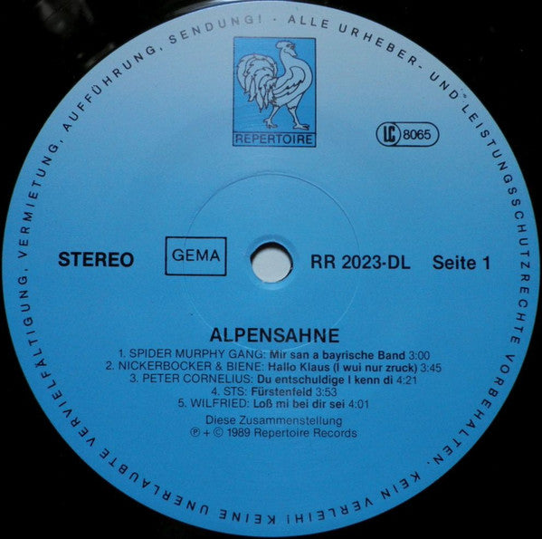 Various : Alpensahne - 20 Bayrische & Österreichische Gipfelstürmer (2xLP, Comp)
