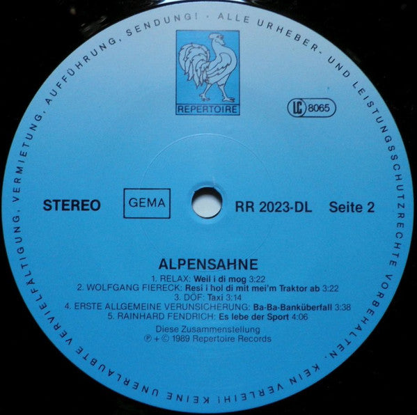 Various : Alpensahne - 20 Bayrische & Österreichische Gipfelstürmer (2xLP, Comp)