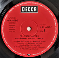 John Mayall With Eric Clapton : Blues Breakers (LP, Album)