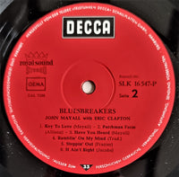 John Mayall With Eric Clapton : Blues Breakers (LP, Album)