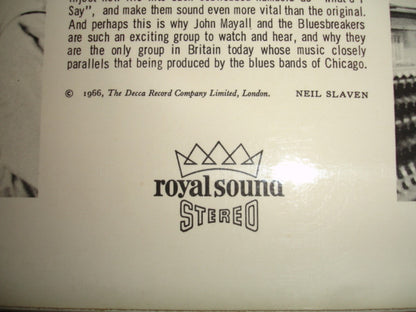 John Mayall With Eric Clapton : Blues Breakers (LP, Album)
