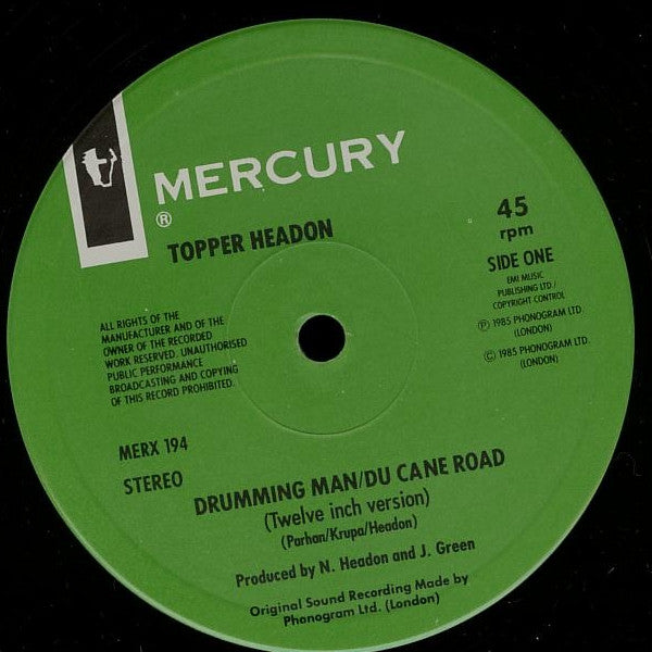 Topper Headon : Drumming Man (12", Single)