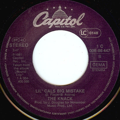 The Knack (3) : Pay The Devil (Ooo Baby Ooo) (7", Single)