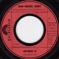 Jean Michel Jarre* : Oxygene IV (7", Single)