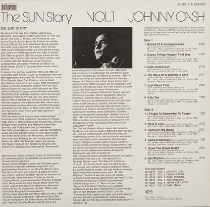 Johnny Cash : The Sun Story Vol.1 (LP, Comp)