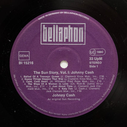 Johnny Cash : The Sun Story Vol.1 (LP, Comp)