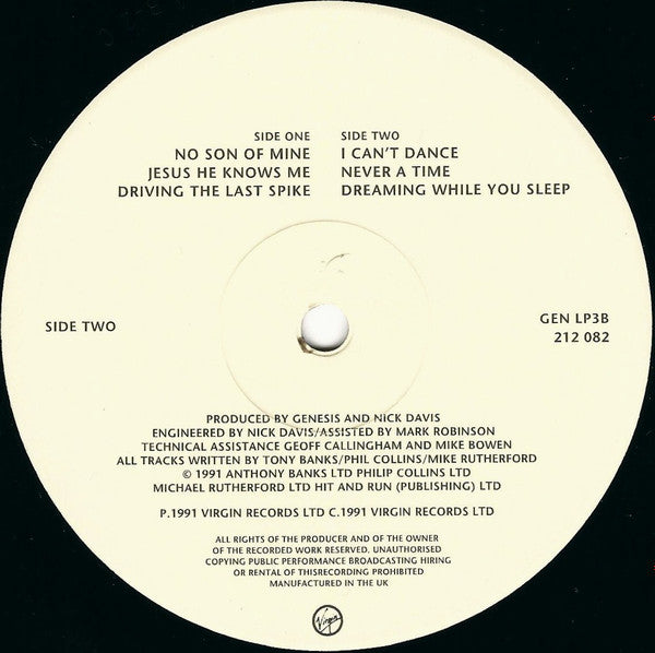 Genesis : We Can't Dance (2xLP, Album)