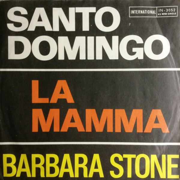 Barbara Stone : Santo Domingo (7", Single)