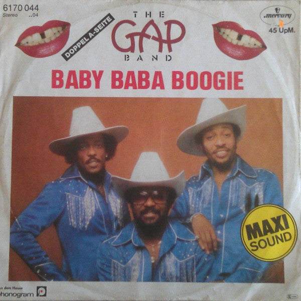 The Gap Band : Baby Baba Boogie / Burn Rubber On Me (Why You Wanna Hurt Me) (12", Maxi, Dou)