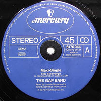 The Gap Band : Baby Baba Boogie / Burn Rubber On Me (Why You Wanna Hurt Me) (12", Maxi, Dou)
