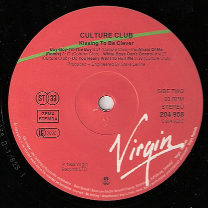 Culture Club : Kissing To Be Clever (LP, Album)