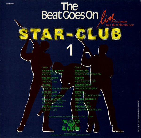 Various : The Beat Goes On Vol. 1 "Star-Club Live" (LP, Comp)