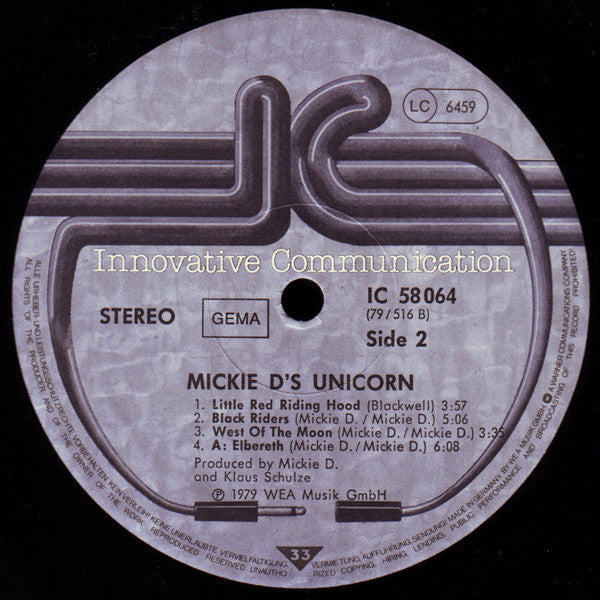 Mickie D's Unicorn : Mickie D's Unicorn (LP, Album)