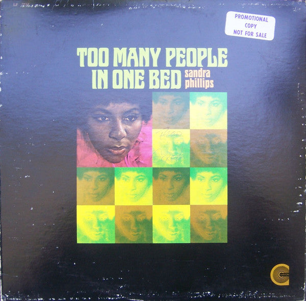 Sandra Phillips : Too Many People In One Bed (LP, Album, Promo)