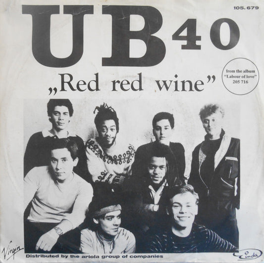 UB40 : Red Red Wine (7", Single)