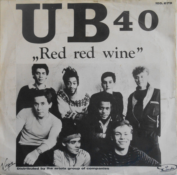 UB40 : Red Red Wine (7", Single)