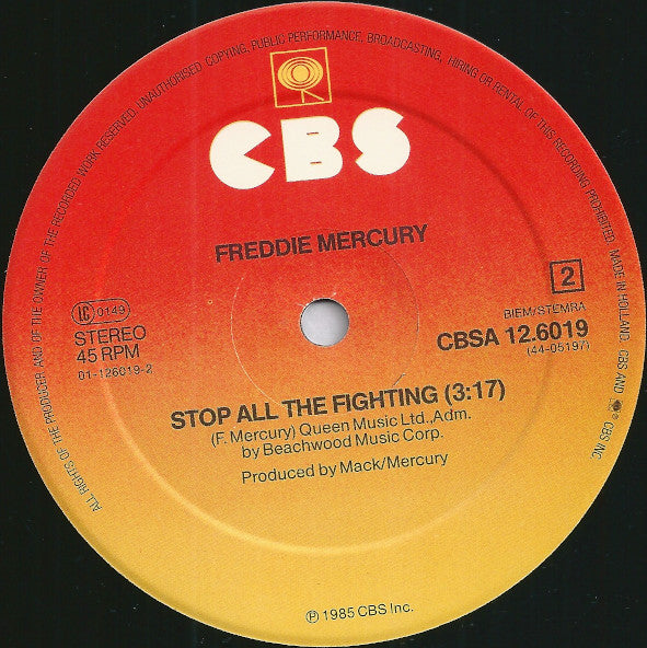 Freddie Mercury : I Was Born To Love You (Extended Version) (12", Maxi)