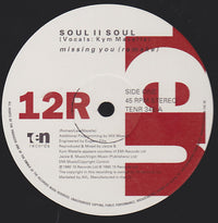 Soul II Soul : Missing You (Remix) (12")