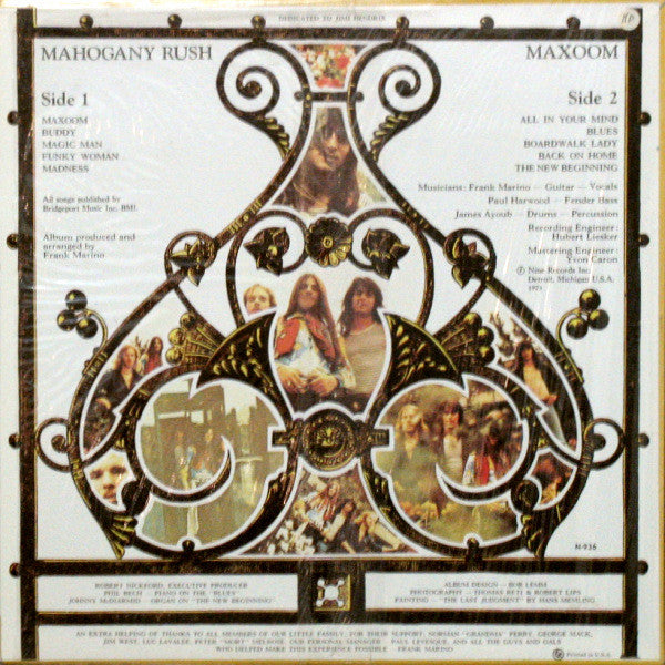 Mahogany Rush : Maxoom (LP, Album, RE)
