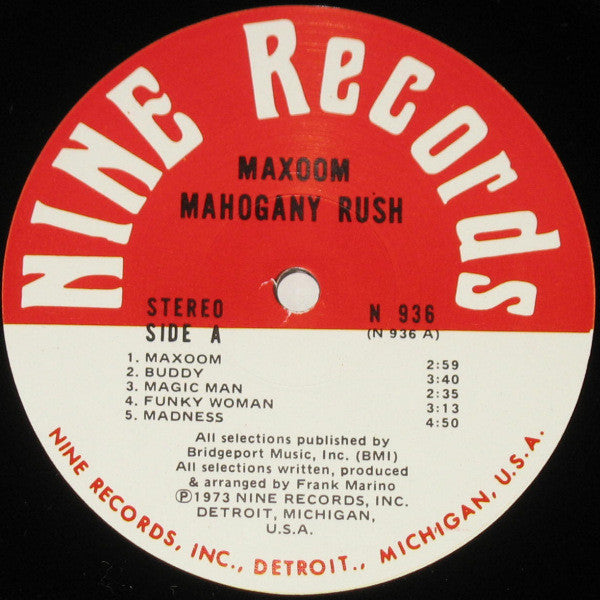 Mahogany Rush : Maxoom (LP, Album, RE)