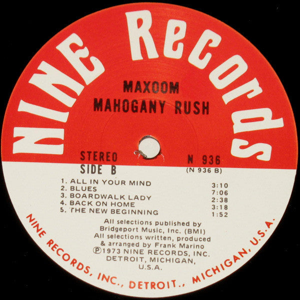 Mahogany Rush : Maxoom (LP, Album, RE)