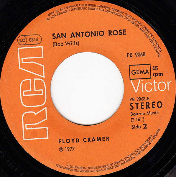 Floyd Cramer : Flip Flop And Bop (7", Single)