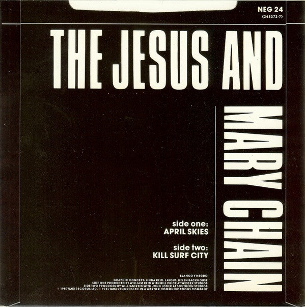 The Jesus And Mary Chain : April Skies (7", Single, Gre)