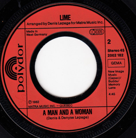 Lime (2) : Come And Get Your Love (7", Single)