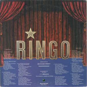 Ringo Starr : Ringo (LP, Album, RE, Gat)