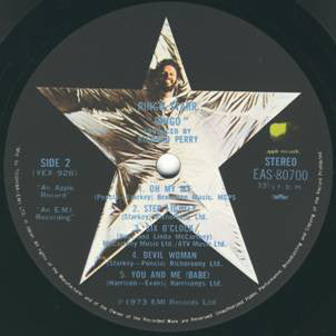 Ringo Starr : Ringo (LP, Album, RE, Gat)