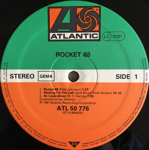 Rocket 88 : Rocket 88 (LP, Album)