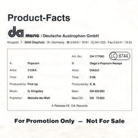 Coba (4) : Popcorn (7", Promo)