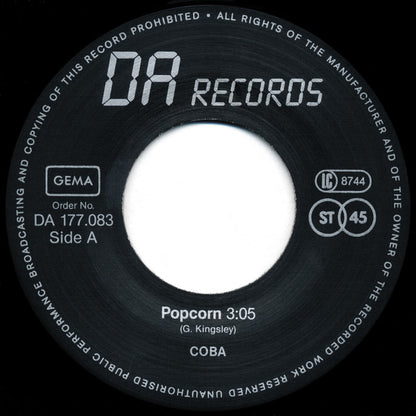 Coba (4) : Popcorn (7", Promo)